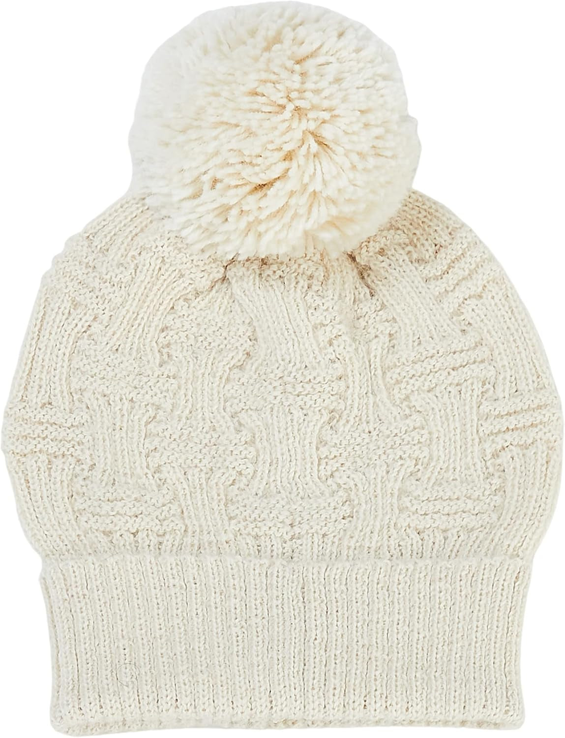 Knit Alpaca Hat – White