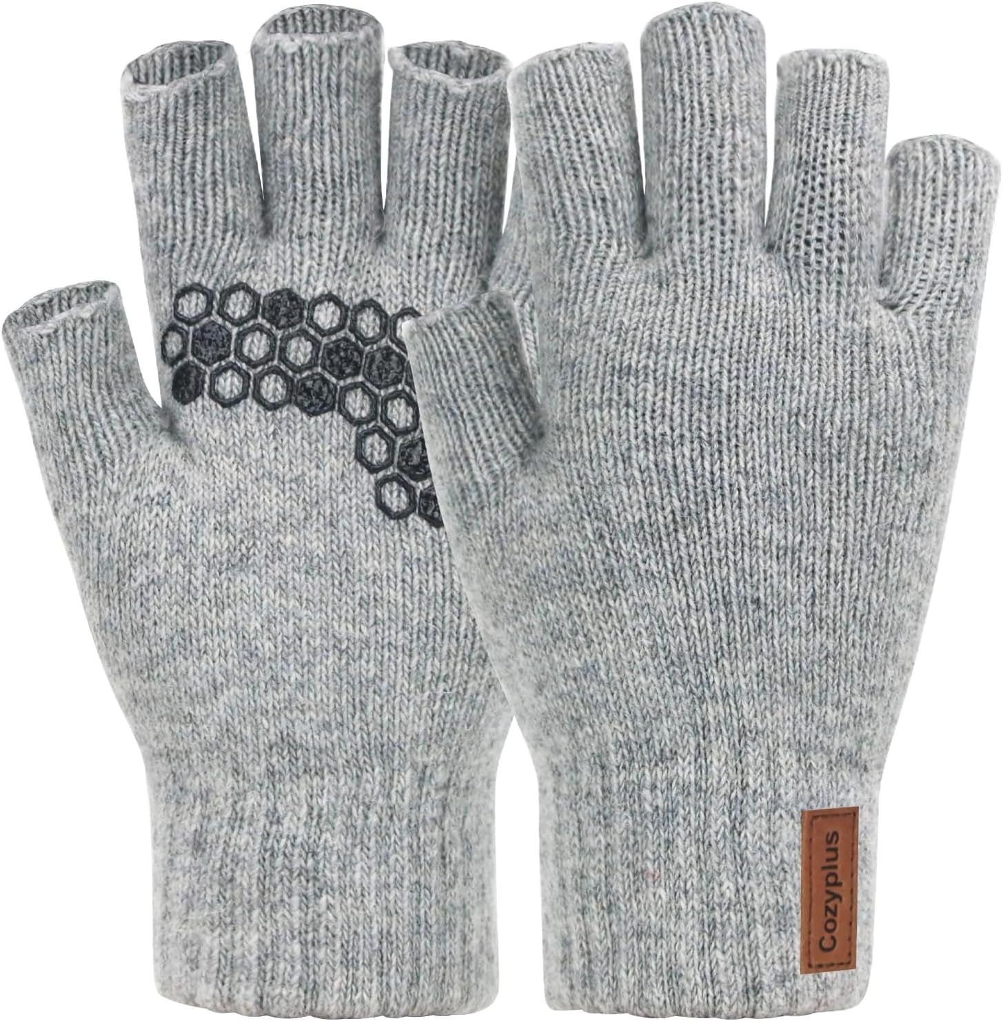 Merino Fingerless Gloves – Knitted Warmth