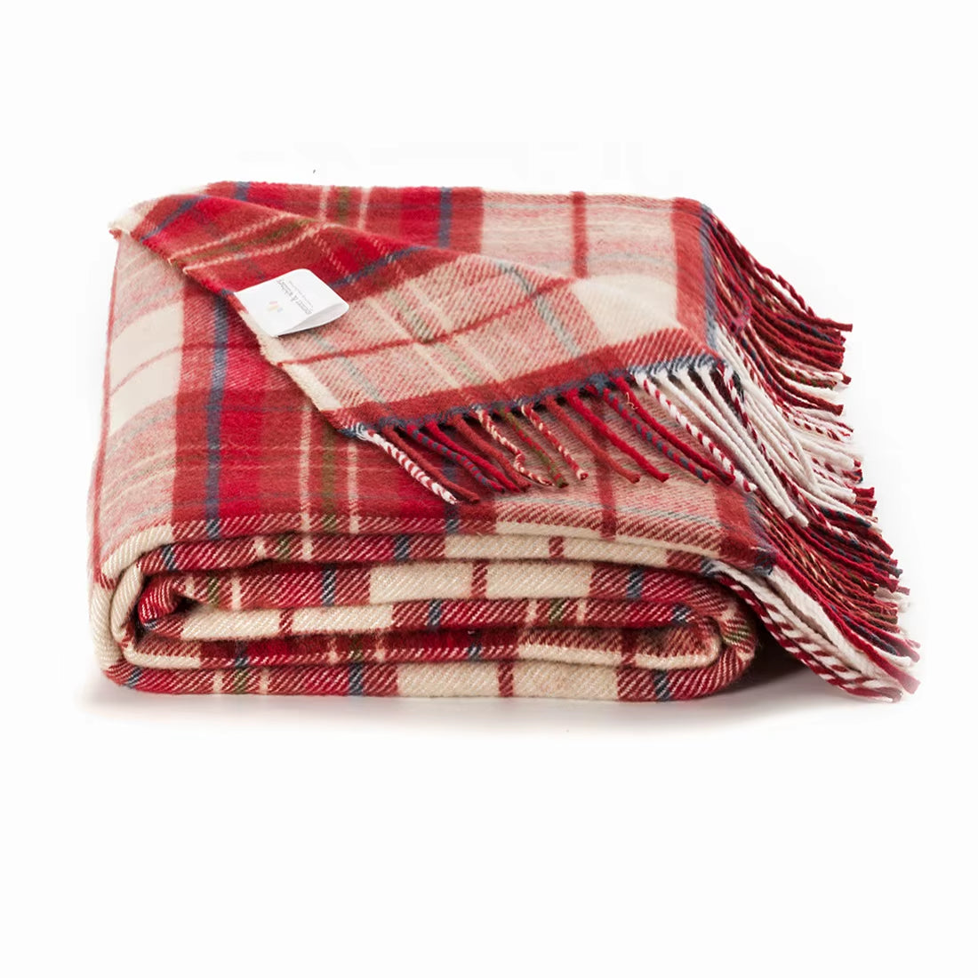 Alpaca Check Throw – King Size Warmth