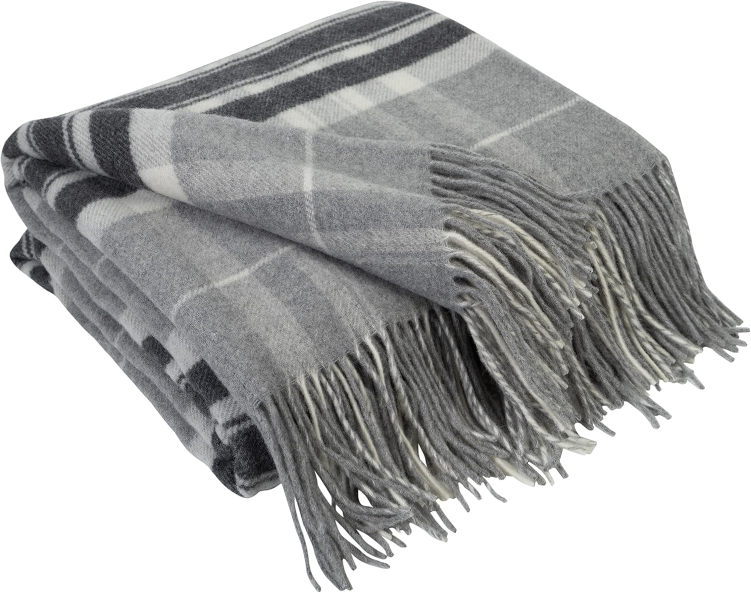 Cashmere Throw Blanket – Dark Grey