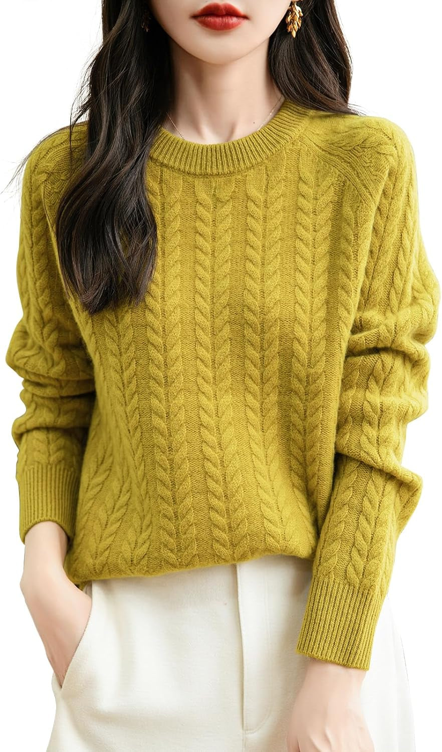 Merino Wool Sweater – Vintage-Inspired