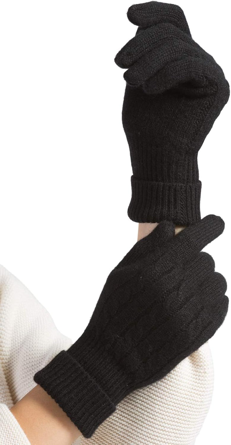 Women's Cashmere Gloves – Olive