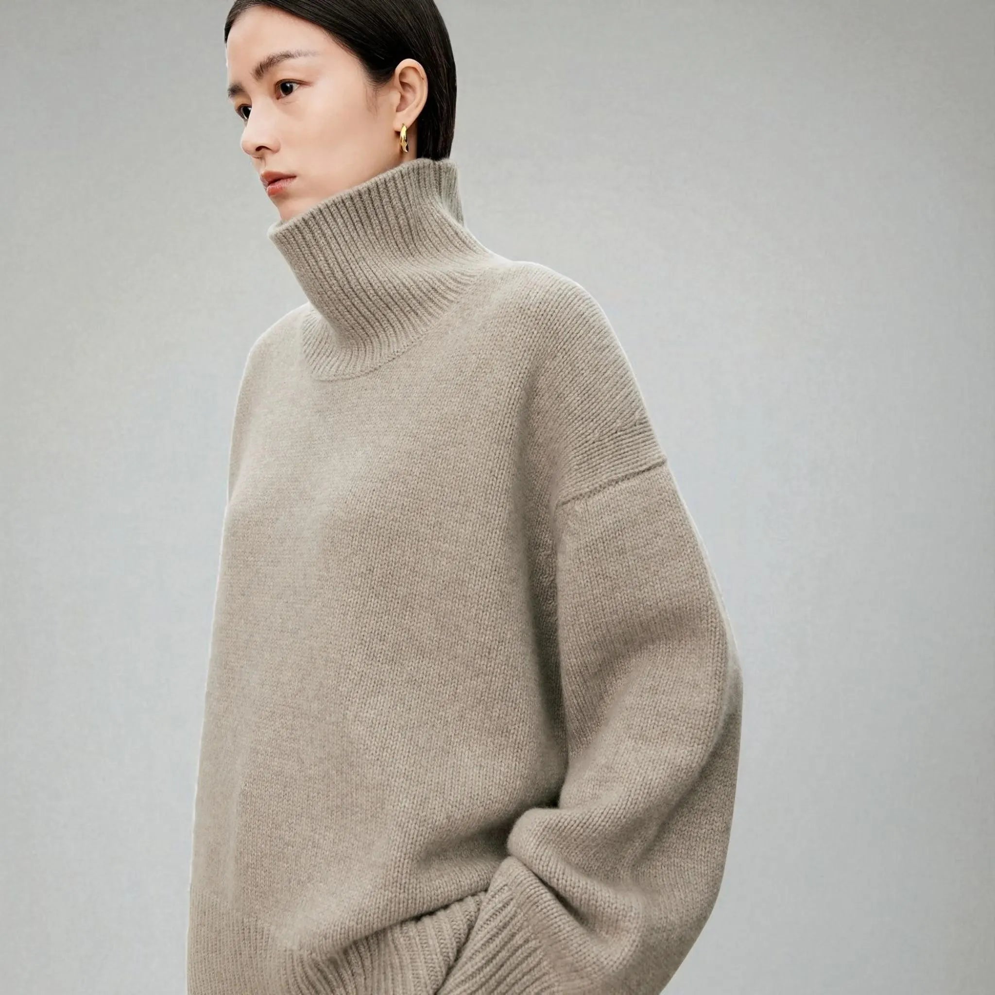 Merino Wool Sweater – Loose Design