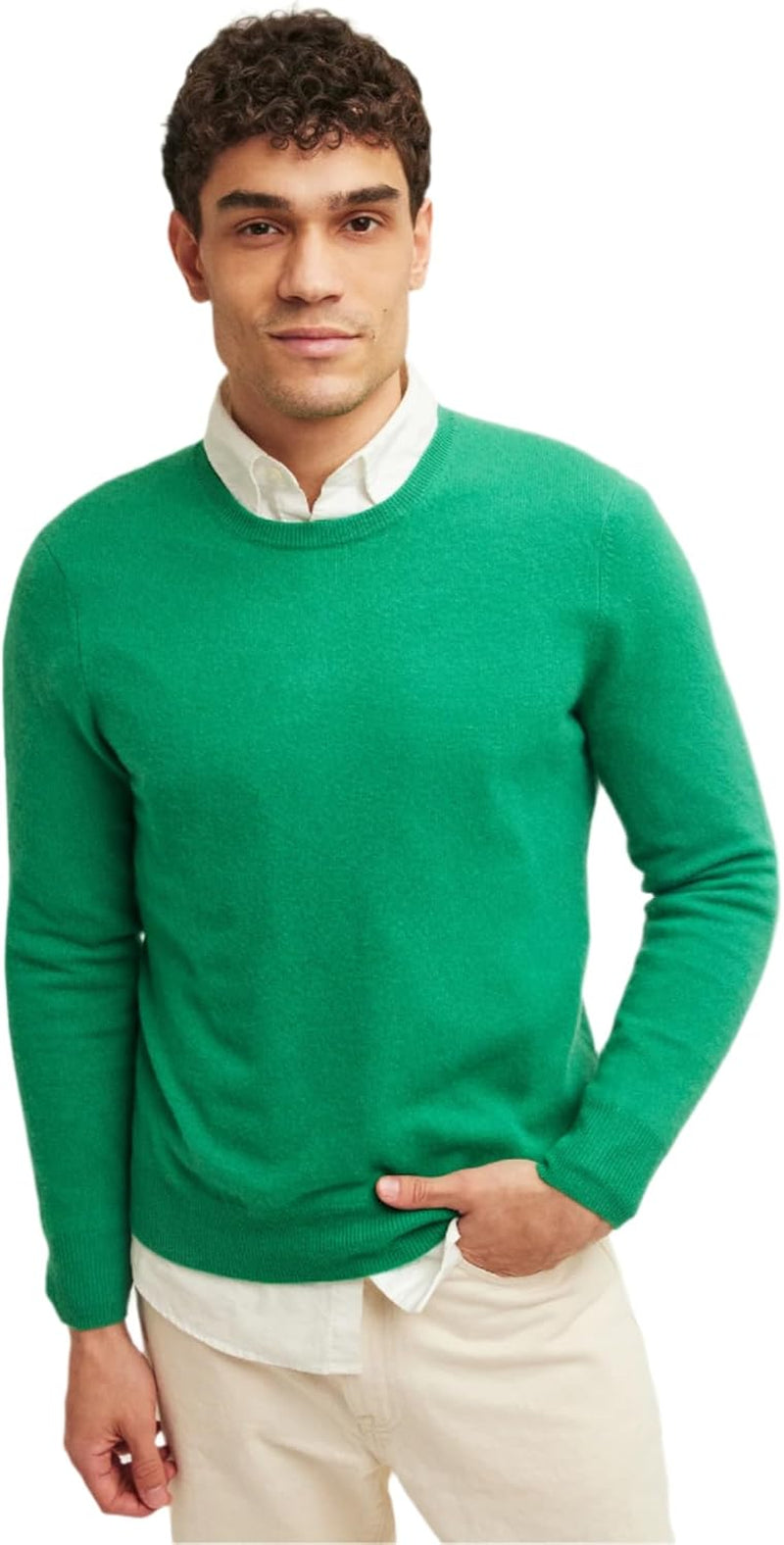 Men's Cashmere Sweater – Relaxed Style