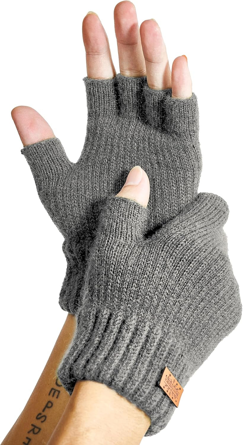 Fingerless Alpaca Gloves – Soft & Functional