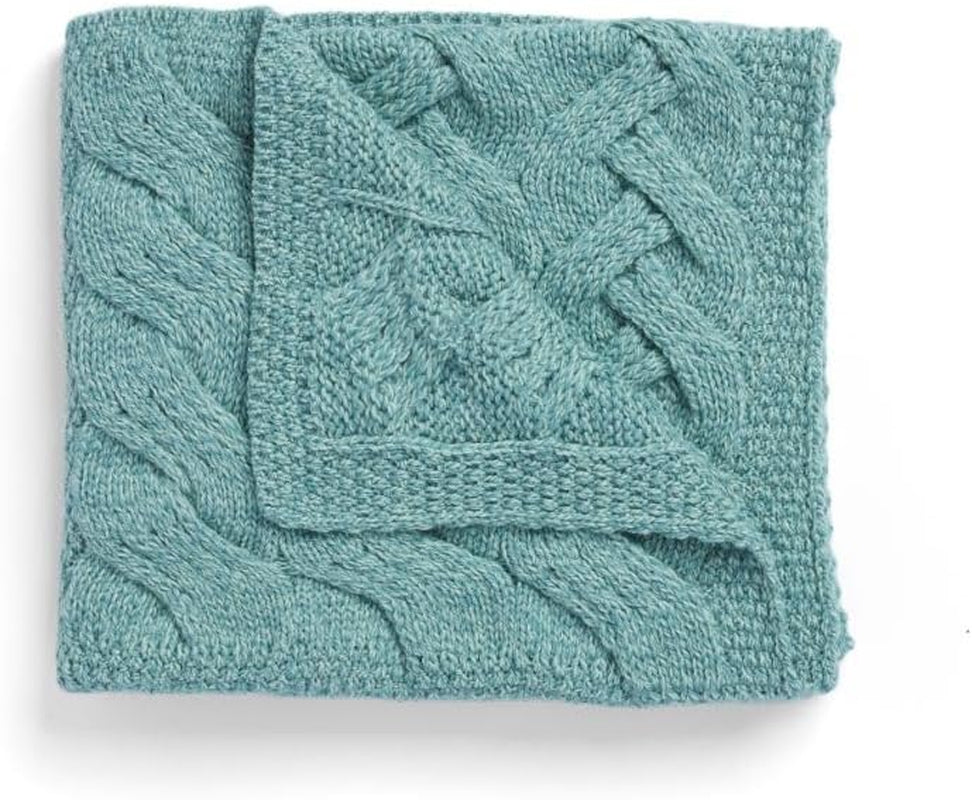 Merino Throw Blanket - Sea Foam Green
