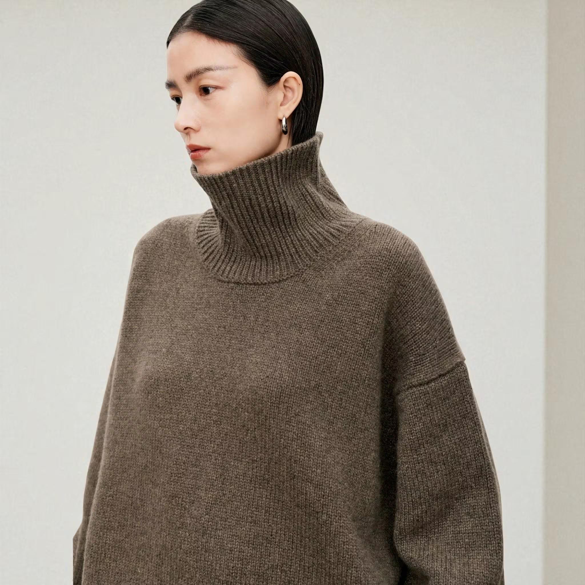 Merino Wool Sweater – Loose Design