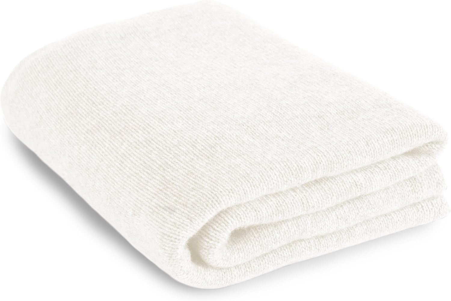 Luxurious Cashmere Sofa Throw – Light Gray