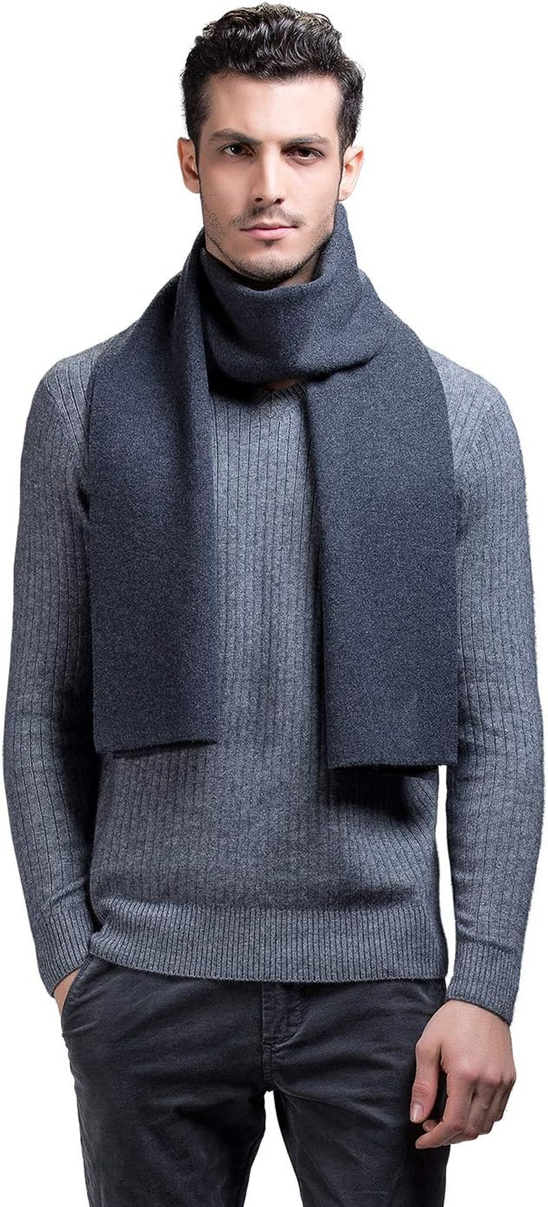 Merino Knitted Scarf – Elegant & Soft