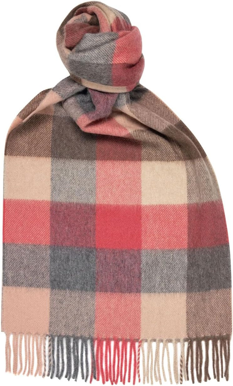Cashmere Scarf – Plaid Pink