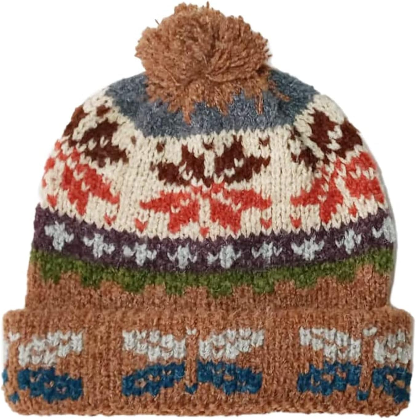 Handmade Alpaca Hat – Burgundy