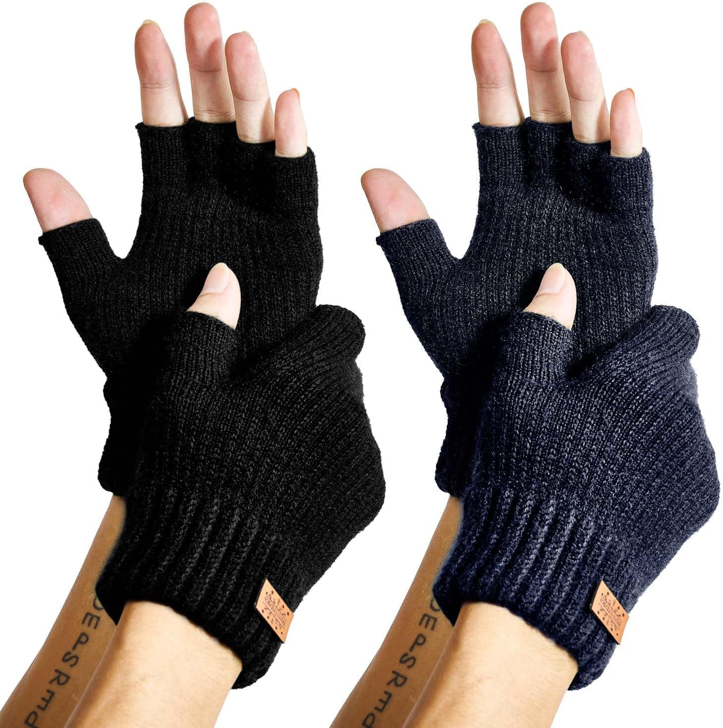 Fingerless Alpaca Gloves – Soft & Functional