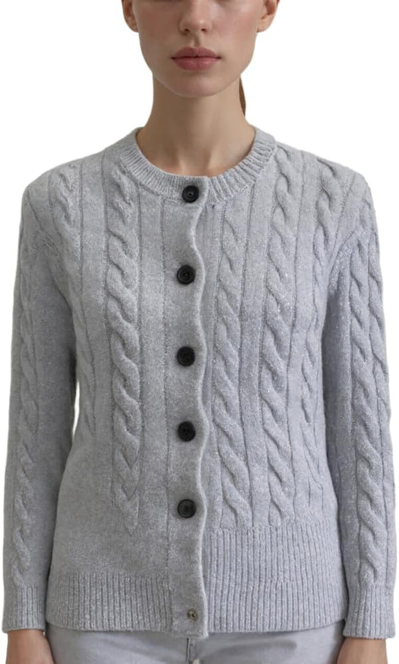Merino Wool Knitted Jacket – Soft & Classic Knit