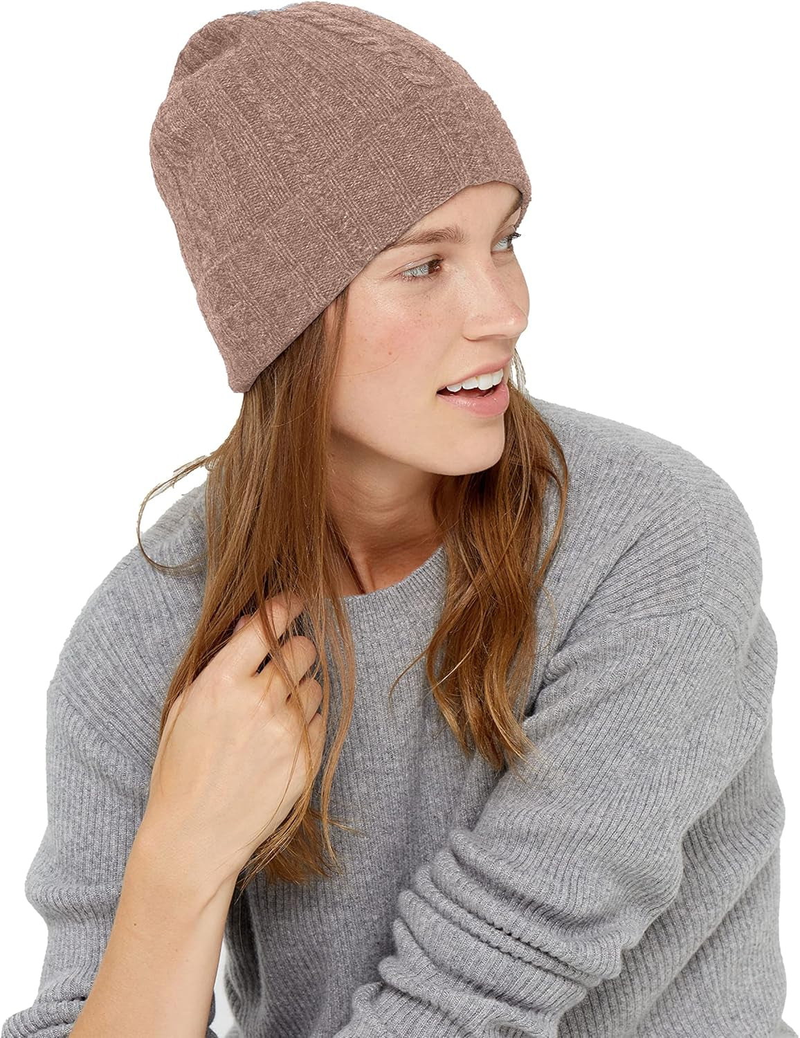 Pure Cashmere Hat – Cuffed Beanie