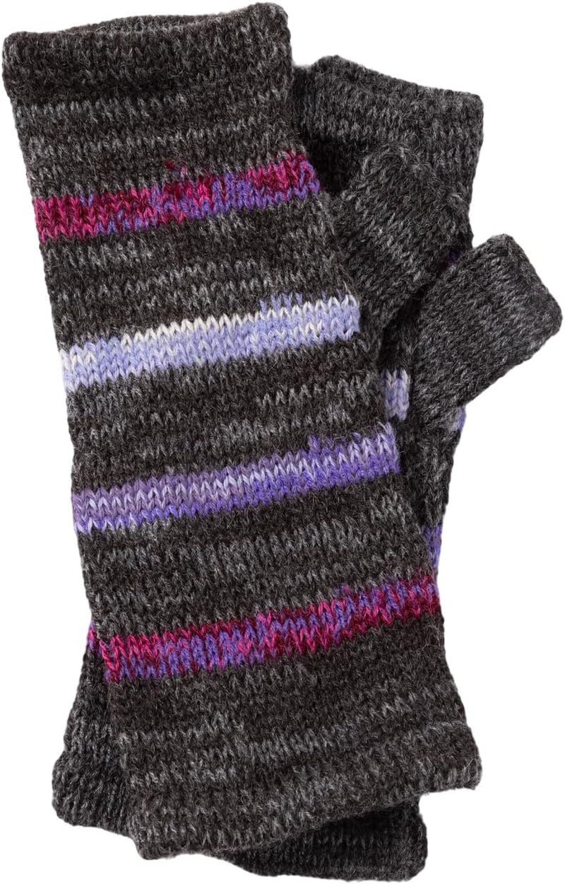 Alpaca Fingerless Gloves – Handmade