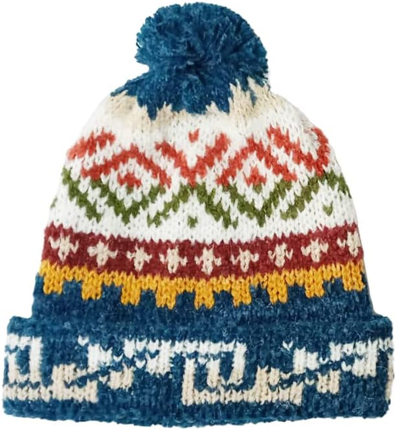 Handmade Alpaca Hat – Burgundy