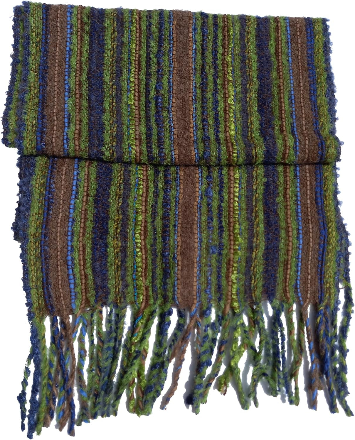 Baby Alpaca Scarf – Handwoven Multicolor Elegance