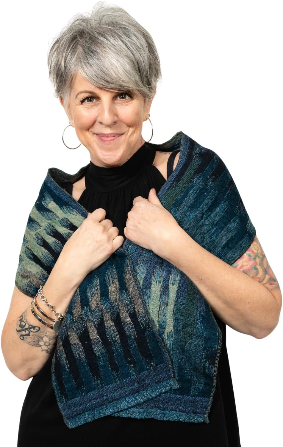 Merino Scarf – Reversible Style