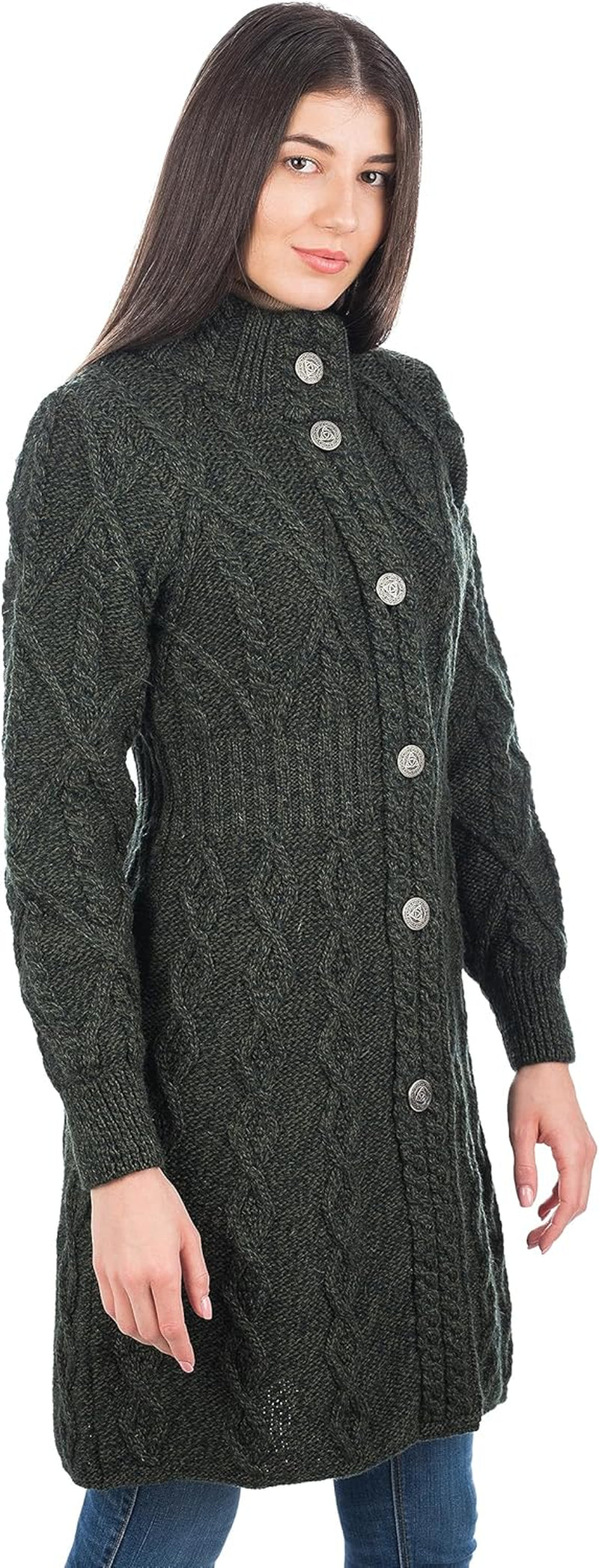 Merino Knitted Jacket –Textured Knit