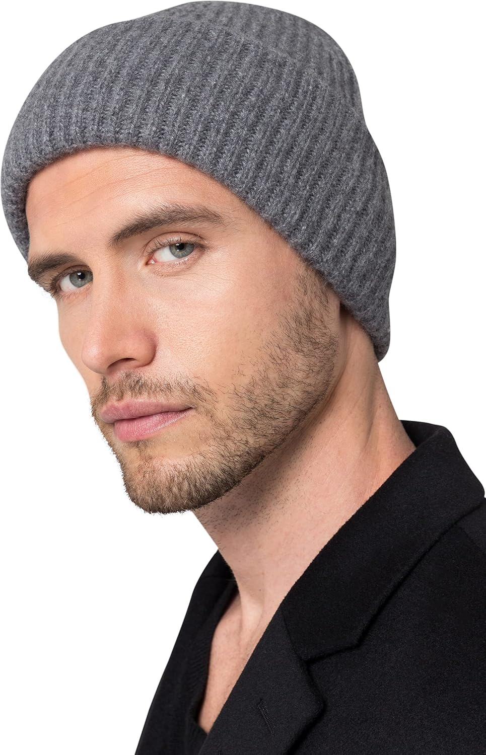 Men’s Cashmere Beanie – Soft & Stretchy