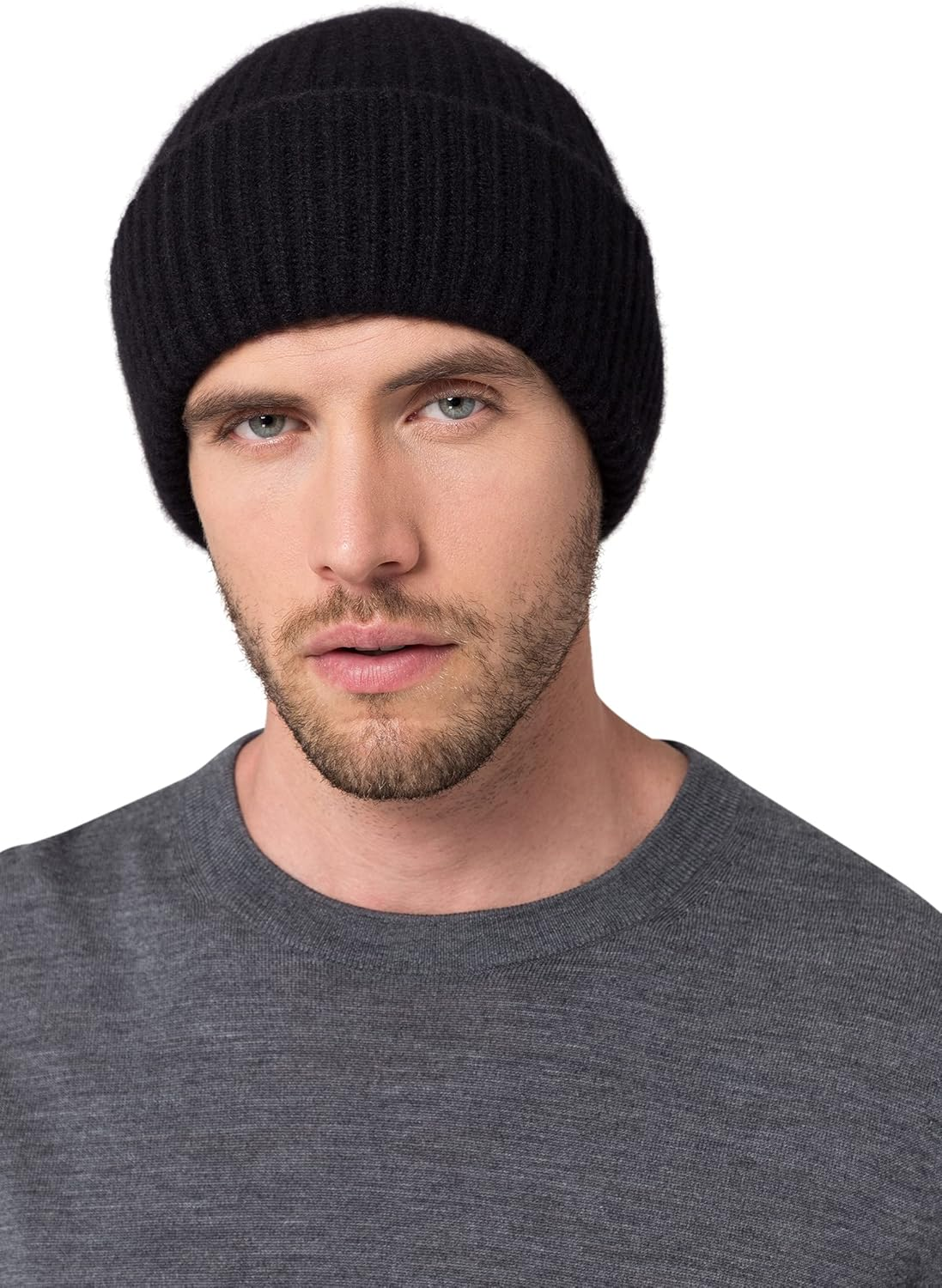 Men’s Cashmere Beanie – Soft & Stretchy