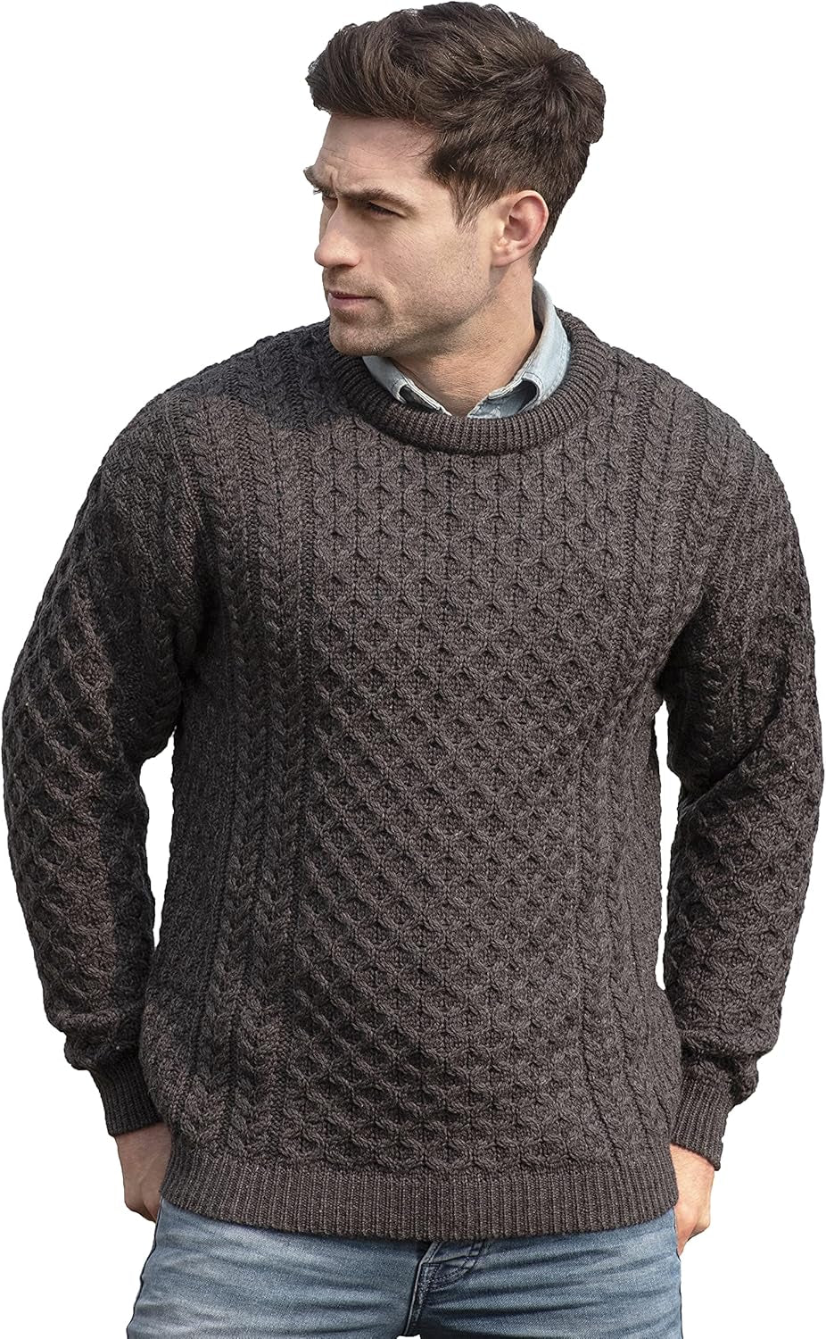 Merino Wool Sweater – Classic Irish Knit