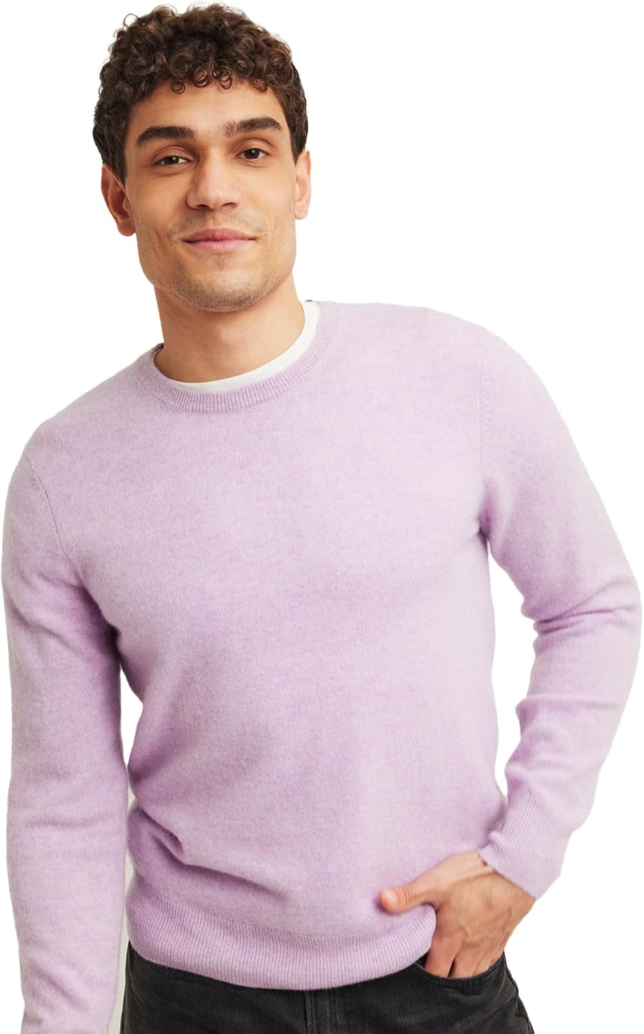 Men's Cashmere Sweater – Relaxed Style