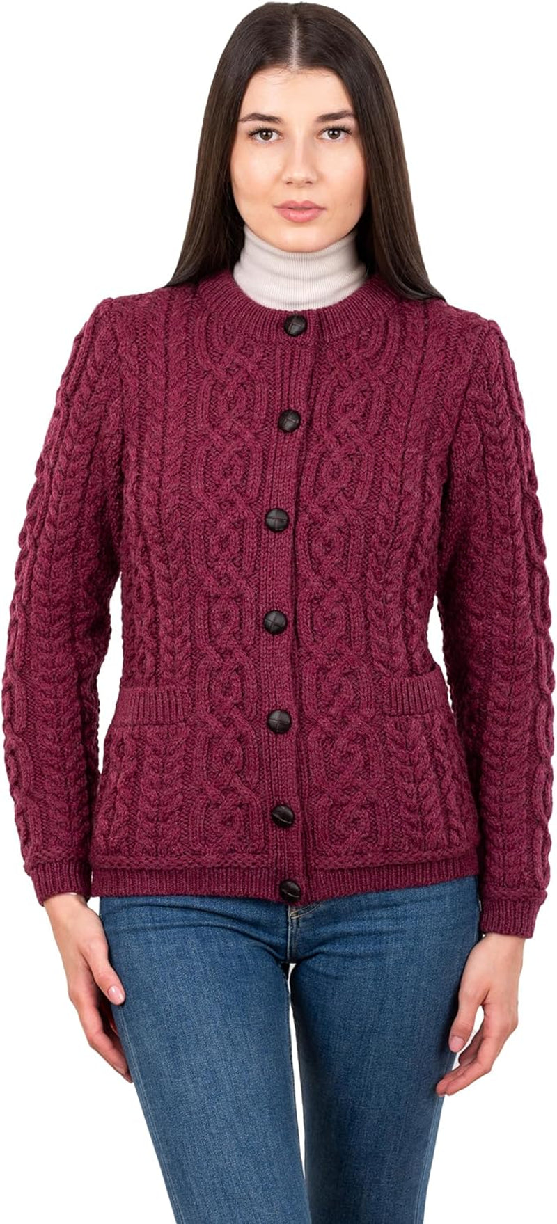 Merino Wool Jacket – Soft Knit with Pockets