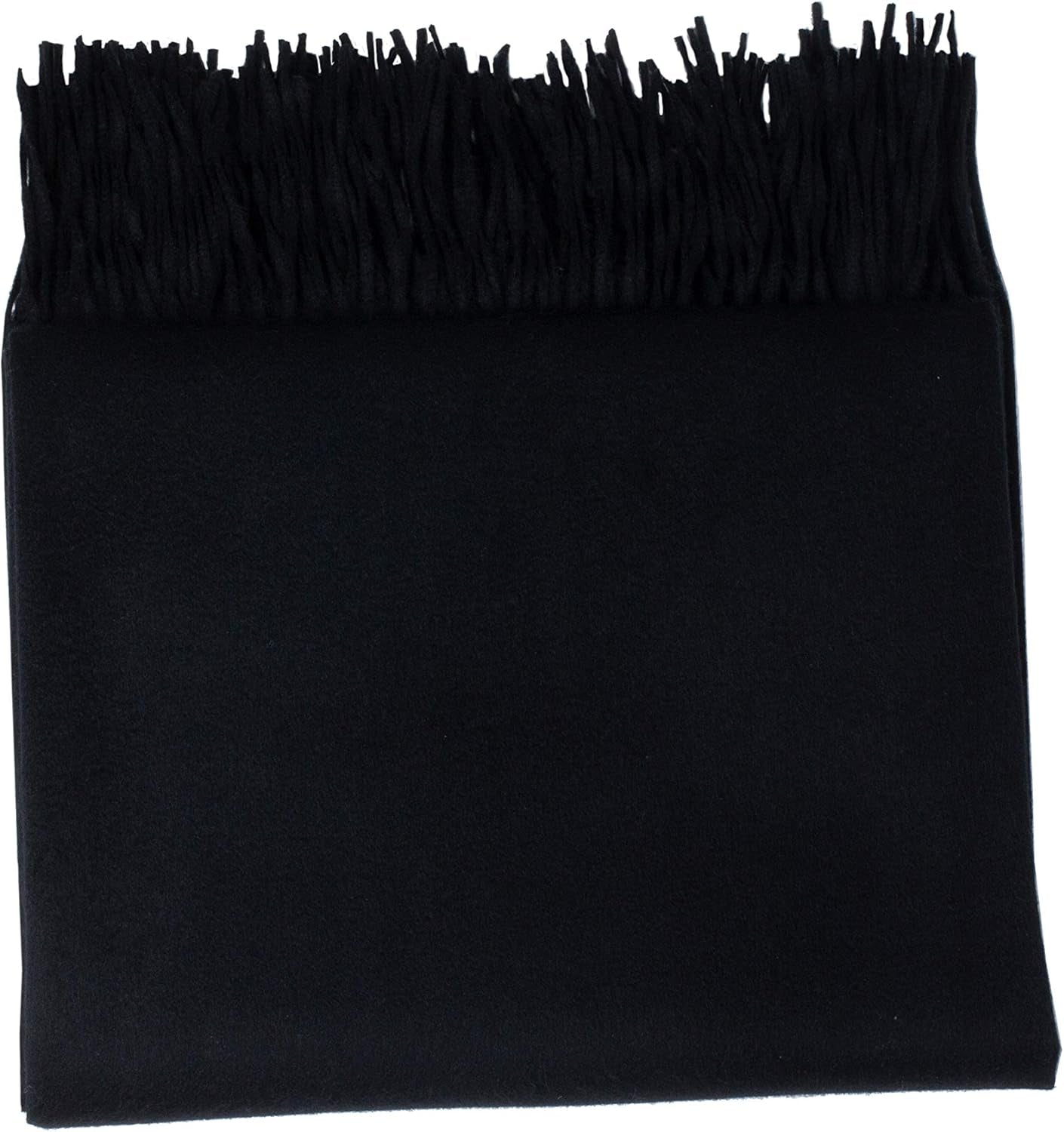 Cashmere Throw Blanket – Luxury Black