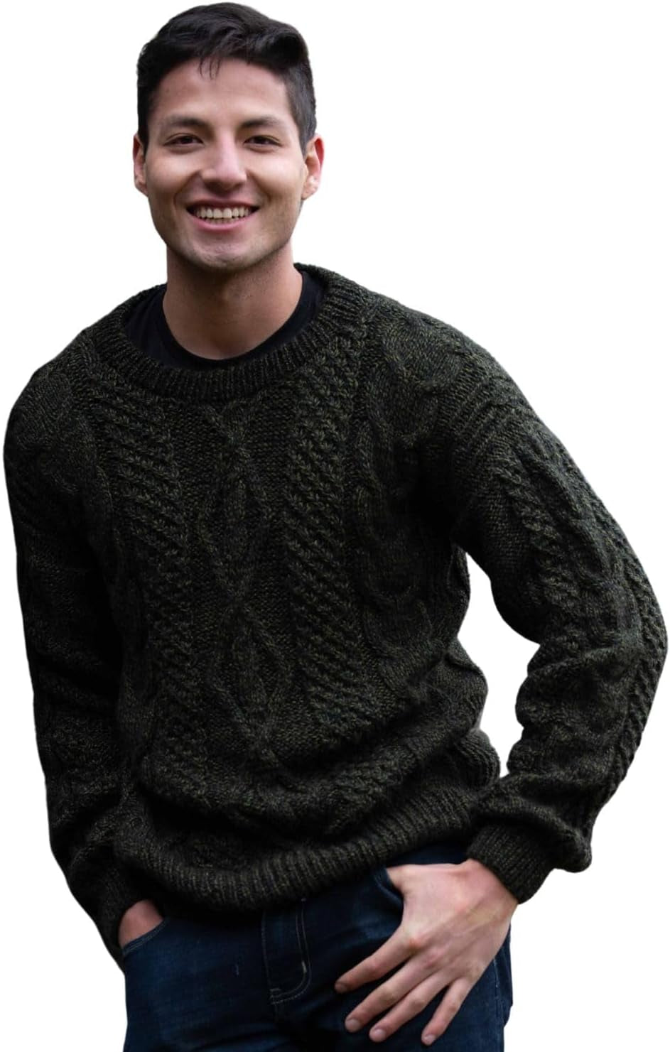 Ecuadorian Alpaca Sweater – Classic Style