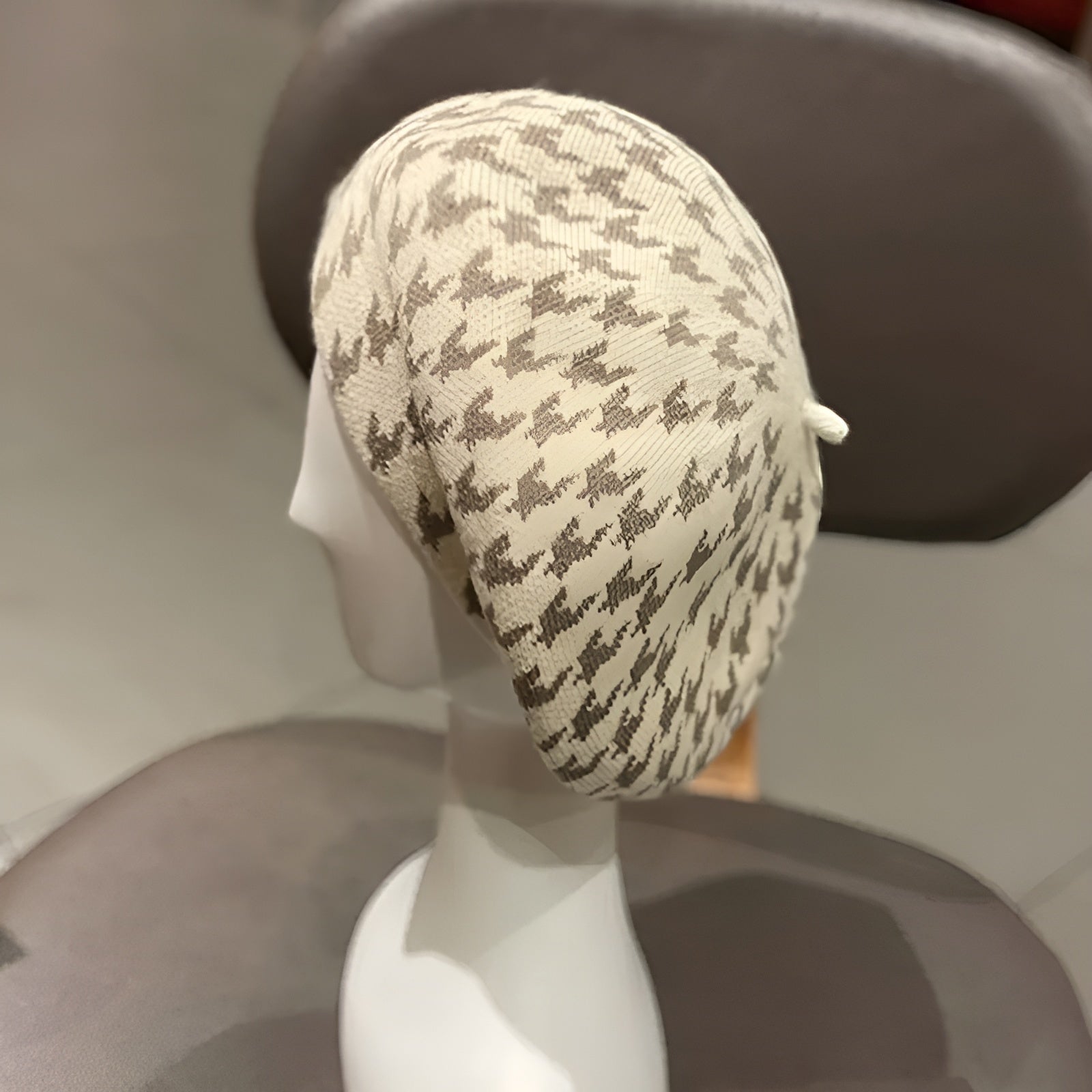 Alpaca Plaid Wool Beret Sophisticated Comfort for Women - Alpaca House