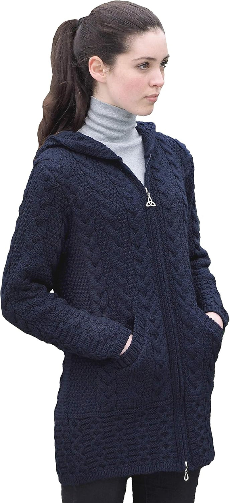 Merino Knitted Jacket – Textured Merino Warmth