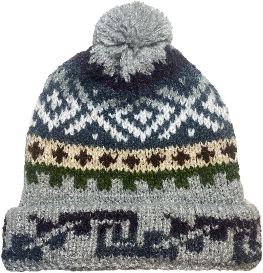 Handmade Alpaca Hat – Burgundy