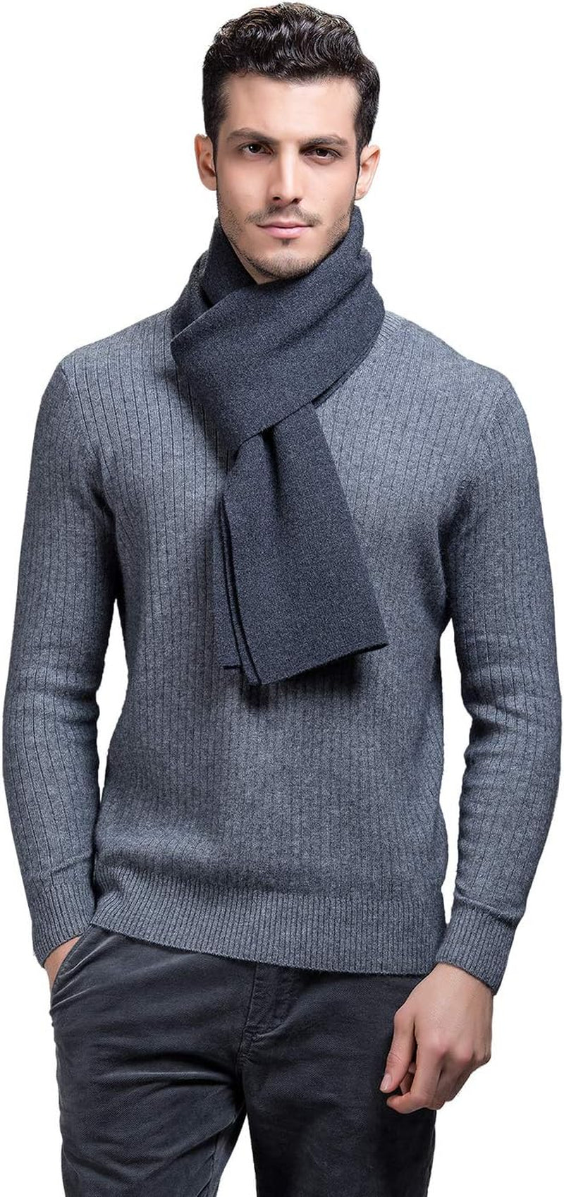 Merino Knitted Scarf – Elegant & Soft