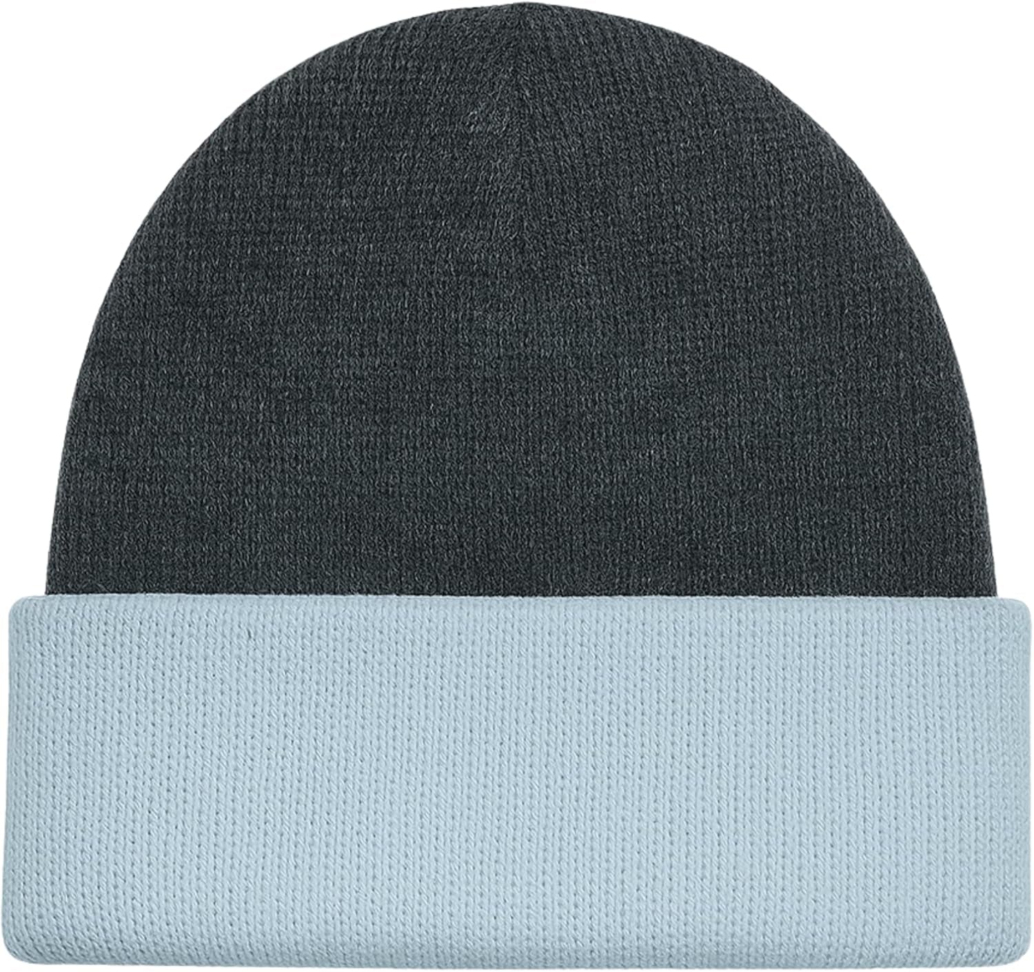 Alpaca Knit Hat – Black & Gray Winter Style