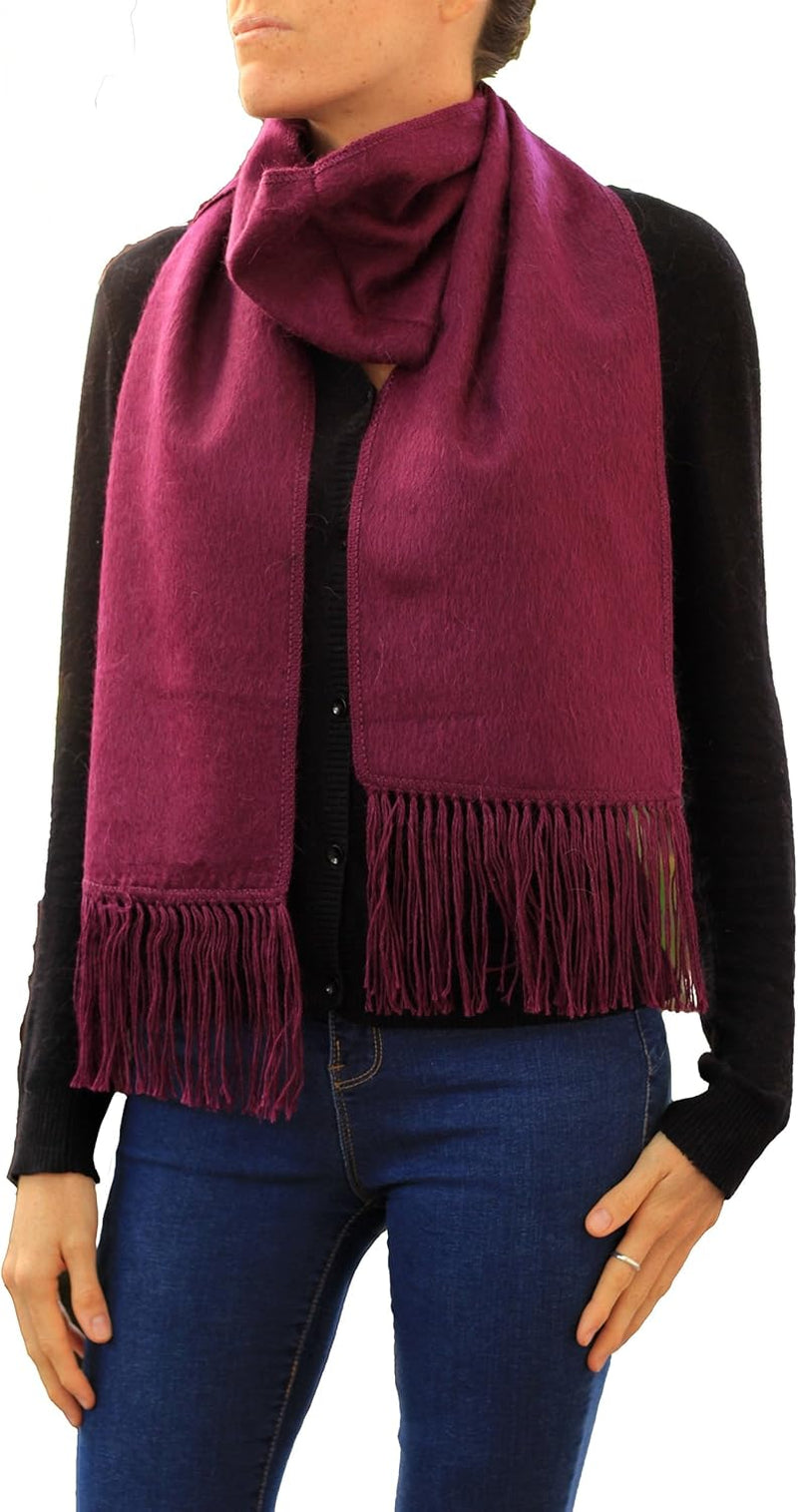Alpaca Scarf – Handwoven Fringed Wrap