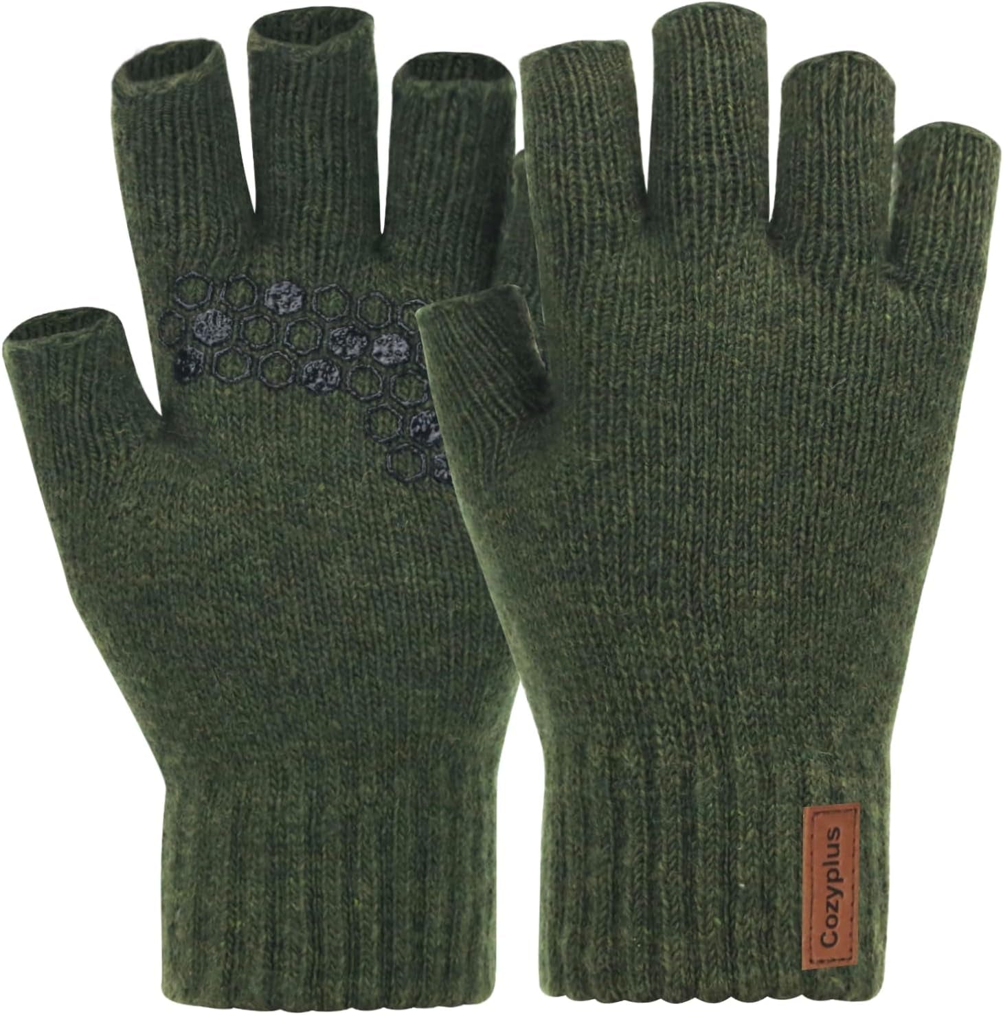 Merino Fingerless Gloves – Knitted Warmth