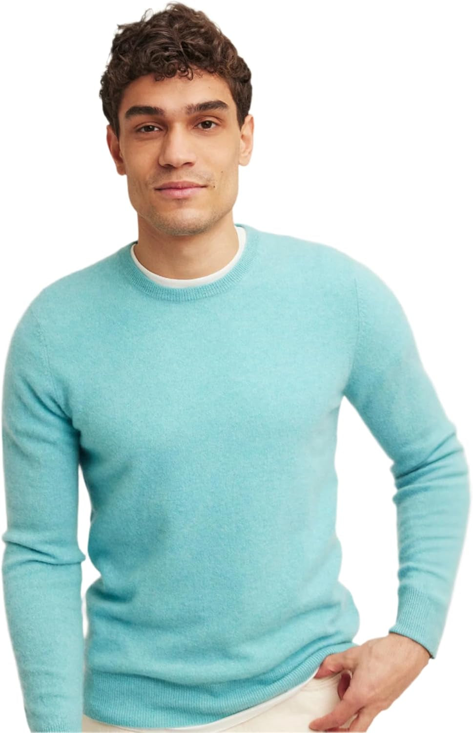 Men's Cashmere Sweater – Relaxed Style