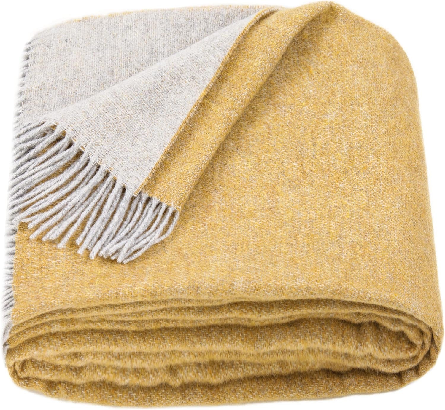 Merino Throw Blanket - Gradient Square