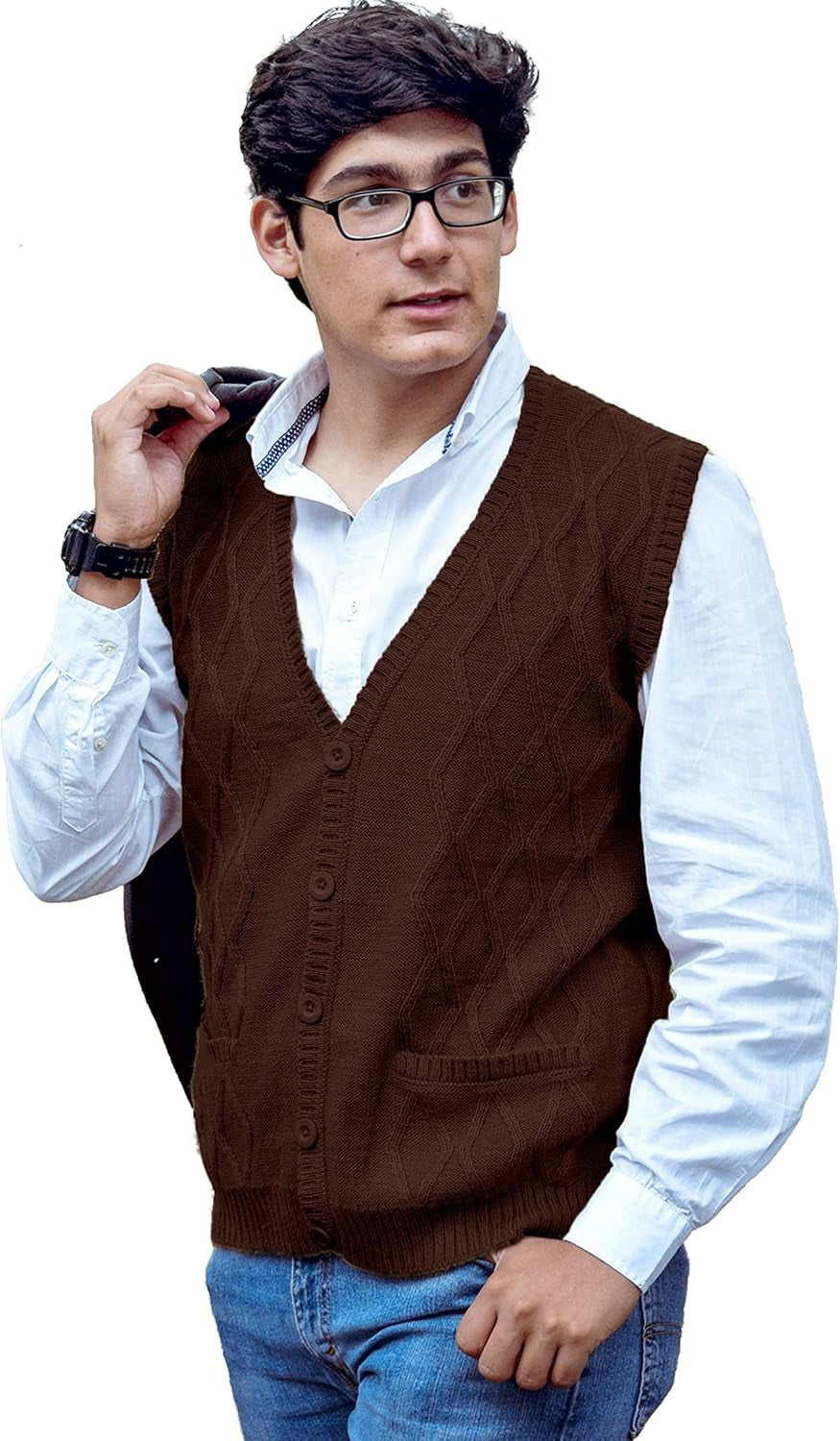 Alpaca Vest – Island Pattern