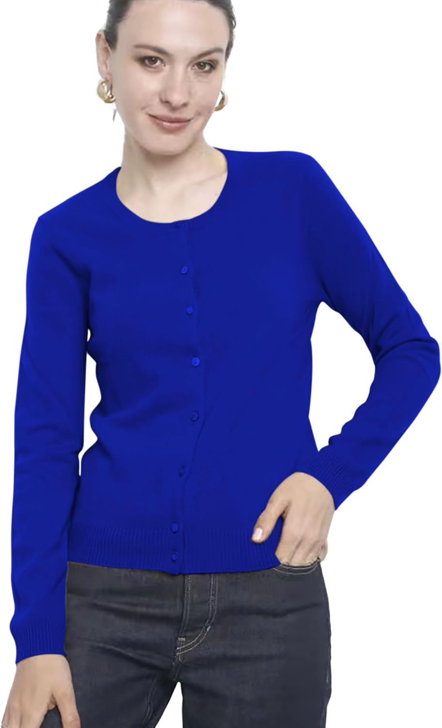 Women’s Cashmere Jacket – Charcoal