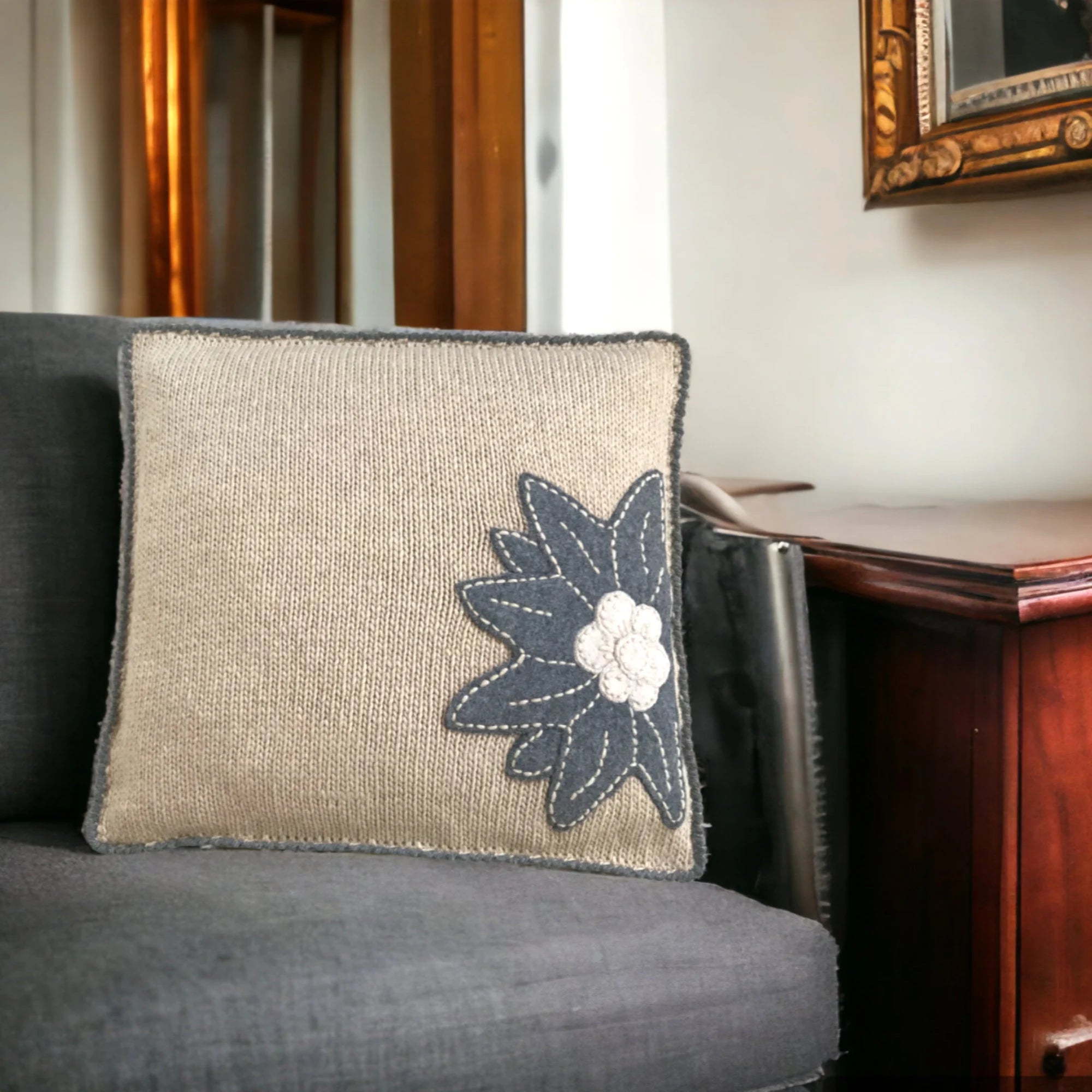 Alpaca Wool Pillow Cover – Soft & Cozy Accent