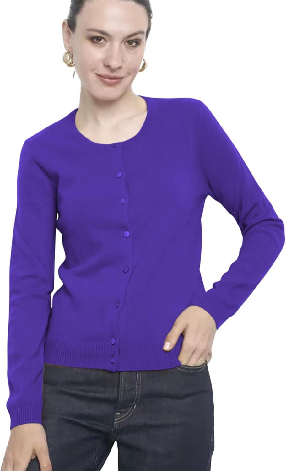 Women’s Cashmere Jacket – Charcoal