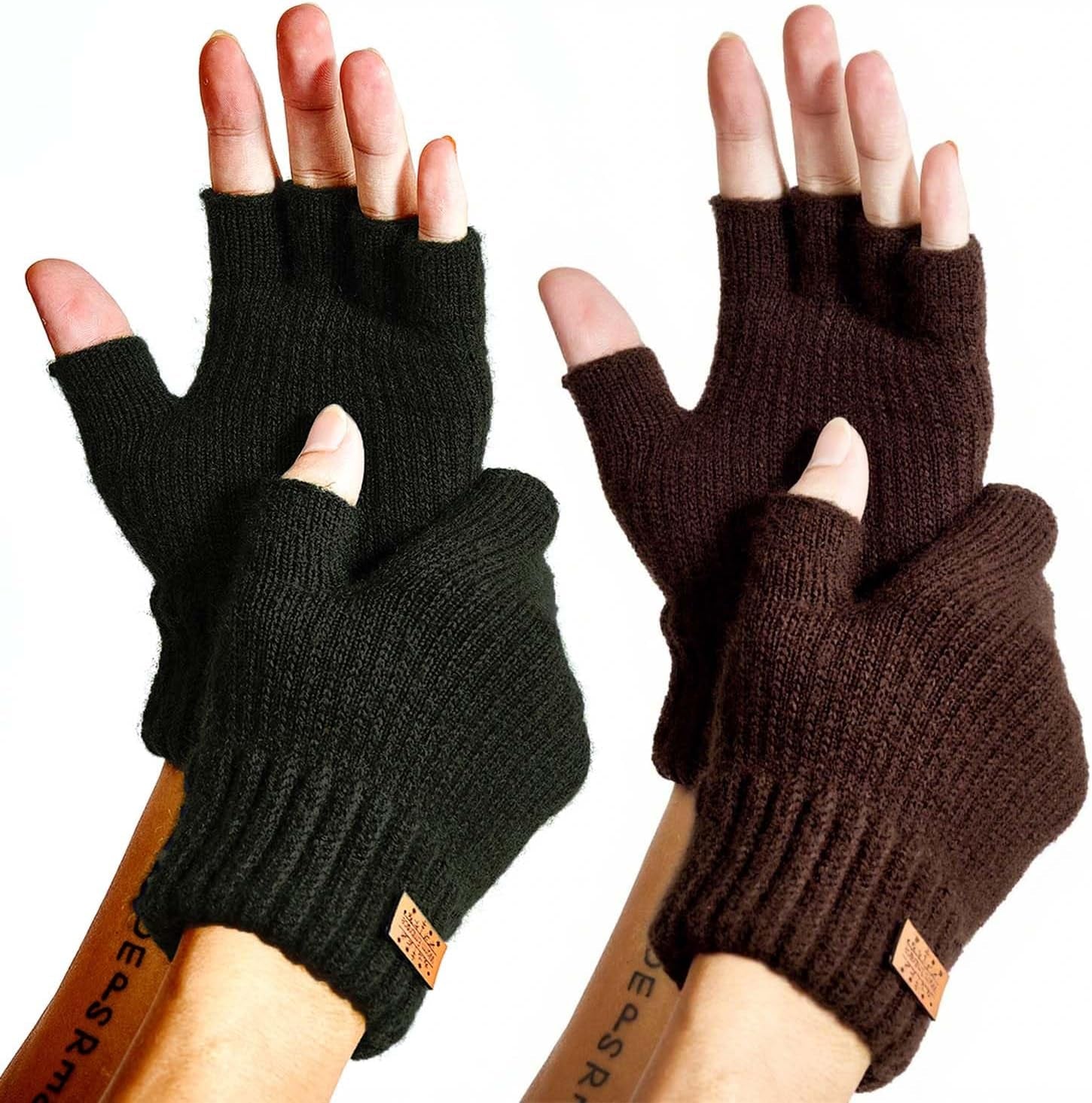 Fingerless Alpaca Gloves – Soft & Functional