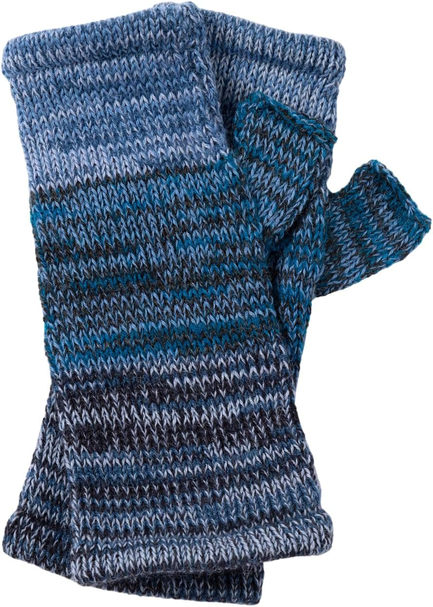 Alpaca Fingerless Gloves – Handmade