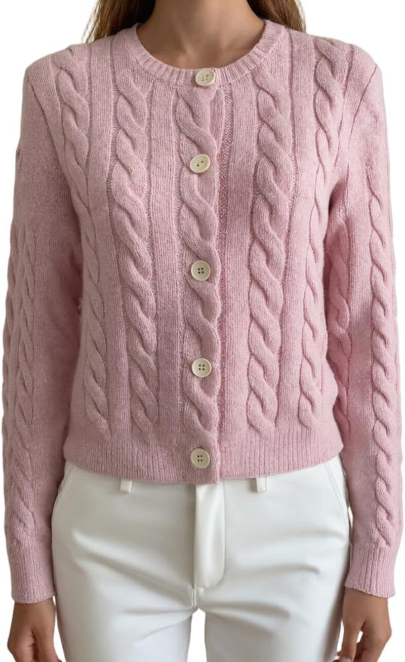 Merino Wool Knitted Jacket – Soft & Classic Knit