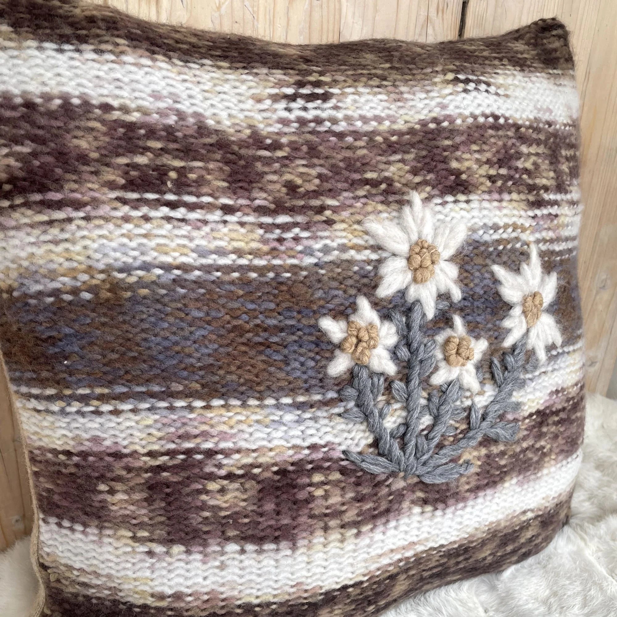Alpaca Pillow Cover – Handmade & Elegant