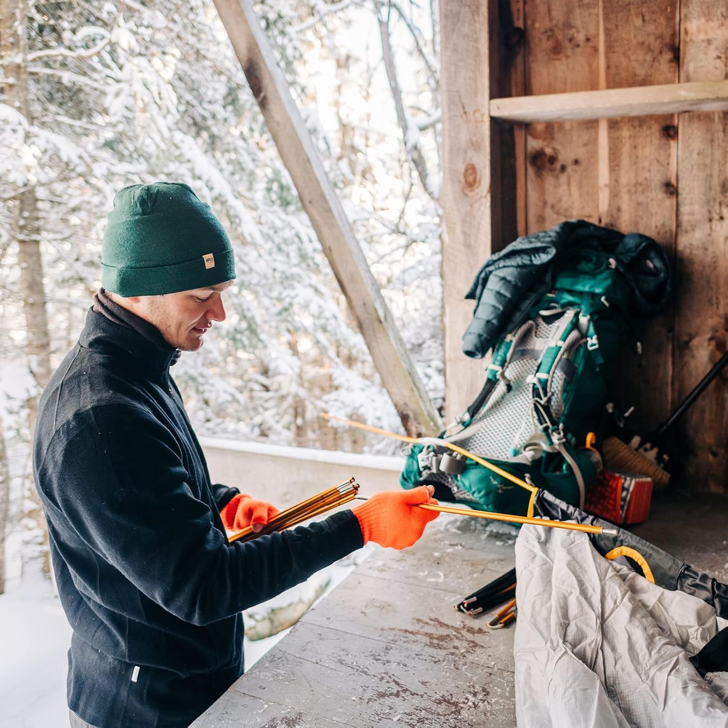 Merino Fingerless Gloves – Durable Warmth