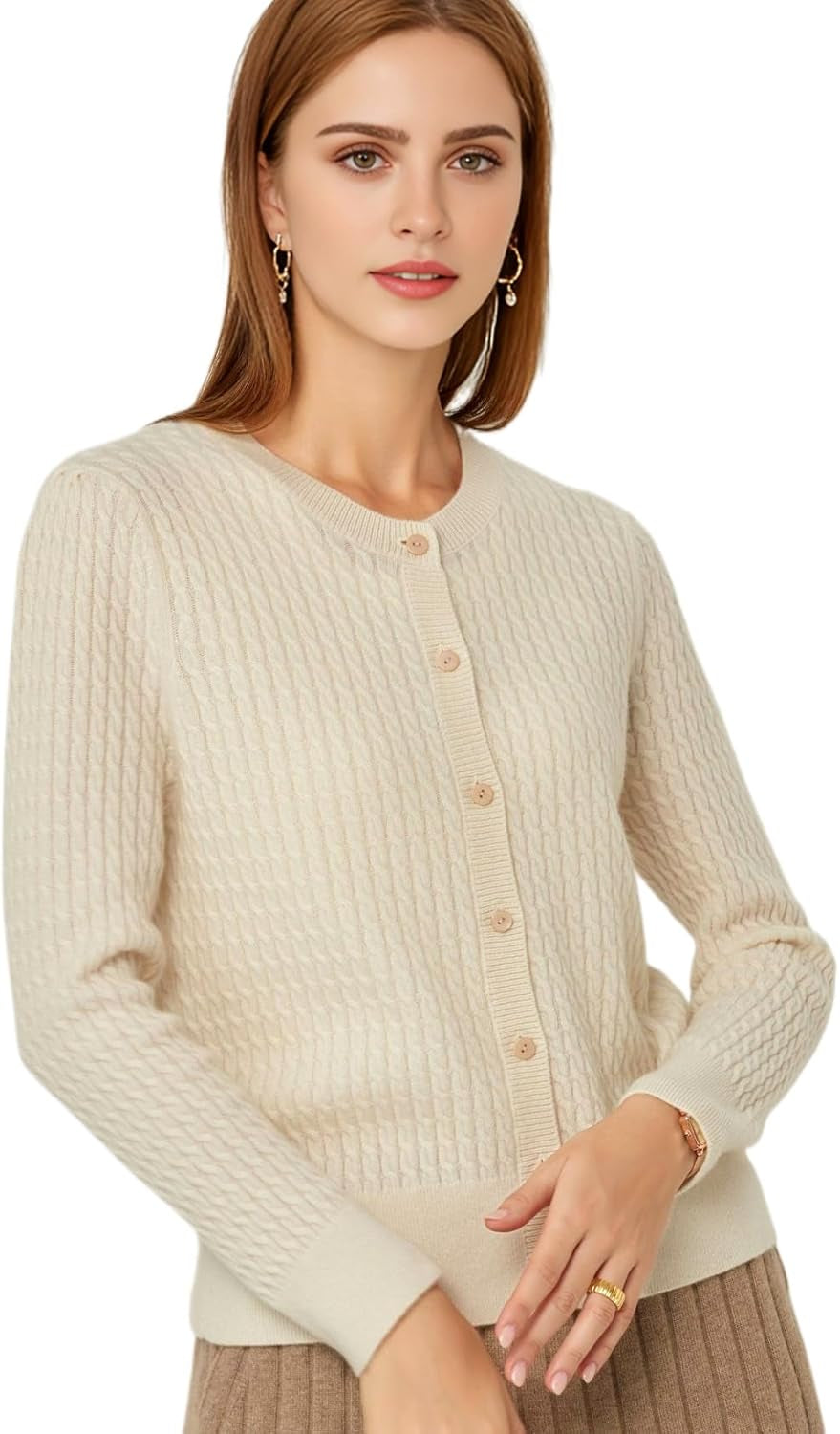 Cashmere Knit Jacket – Oversized