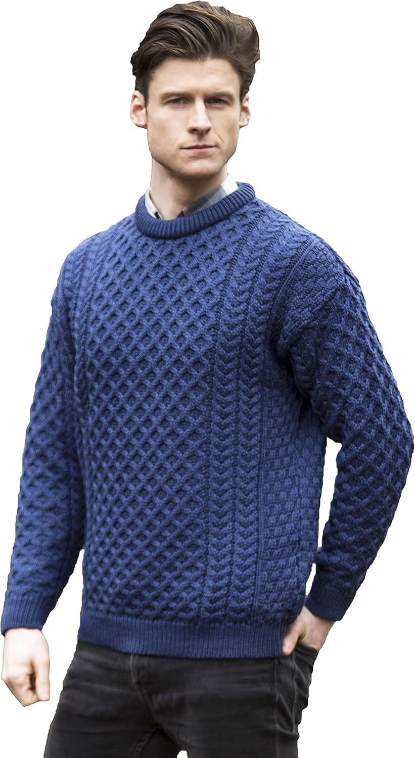 Merino Wool Sweater – Classic Irish Knit